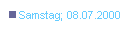 Samstag; 08.07.2000