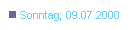 Sonntag; 09.07.2000