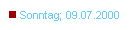 Sonntag; 09.07.2000
